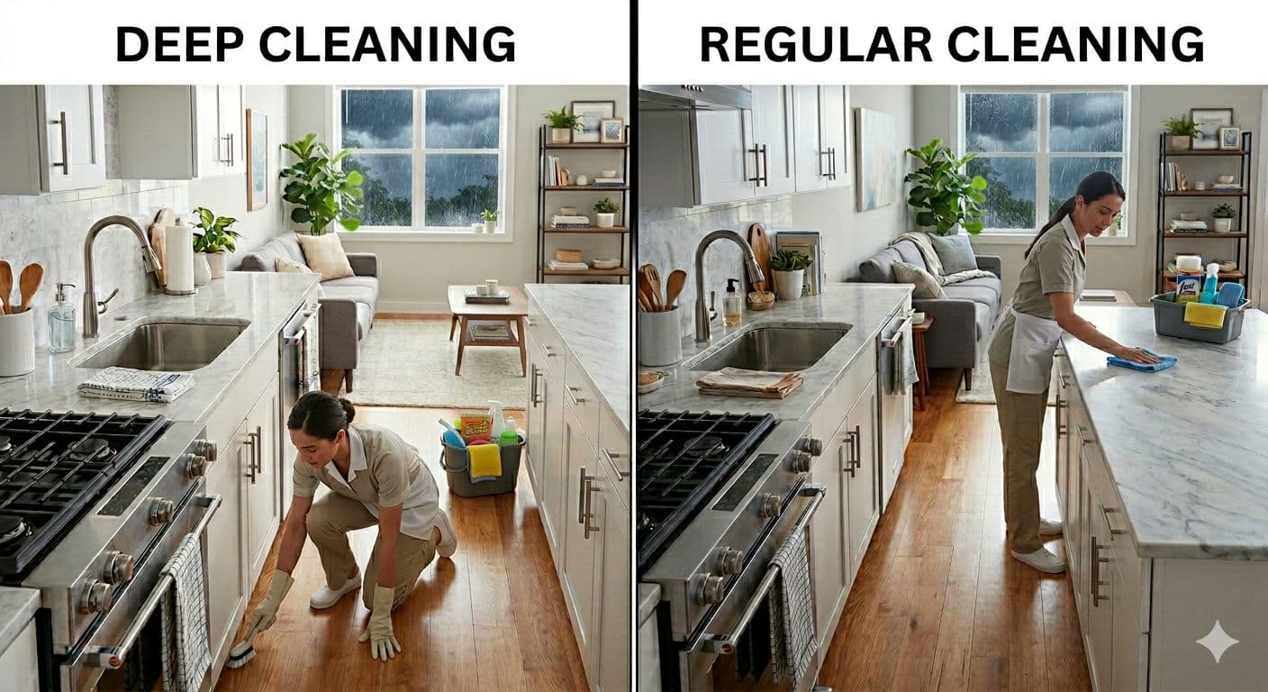 Deep Cleaning vs Regular Cleaning: What’s the Difference and Which One Do You Need? image