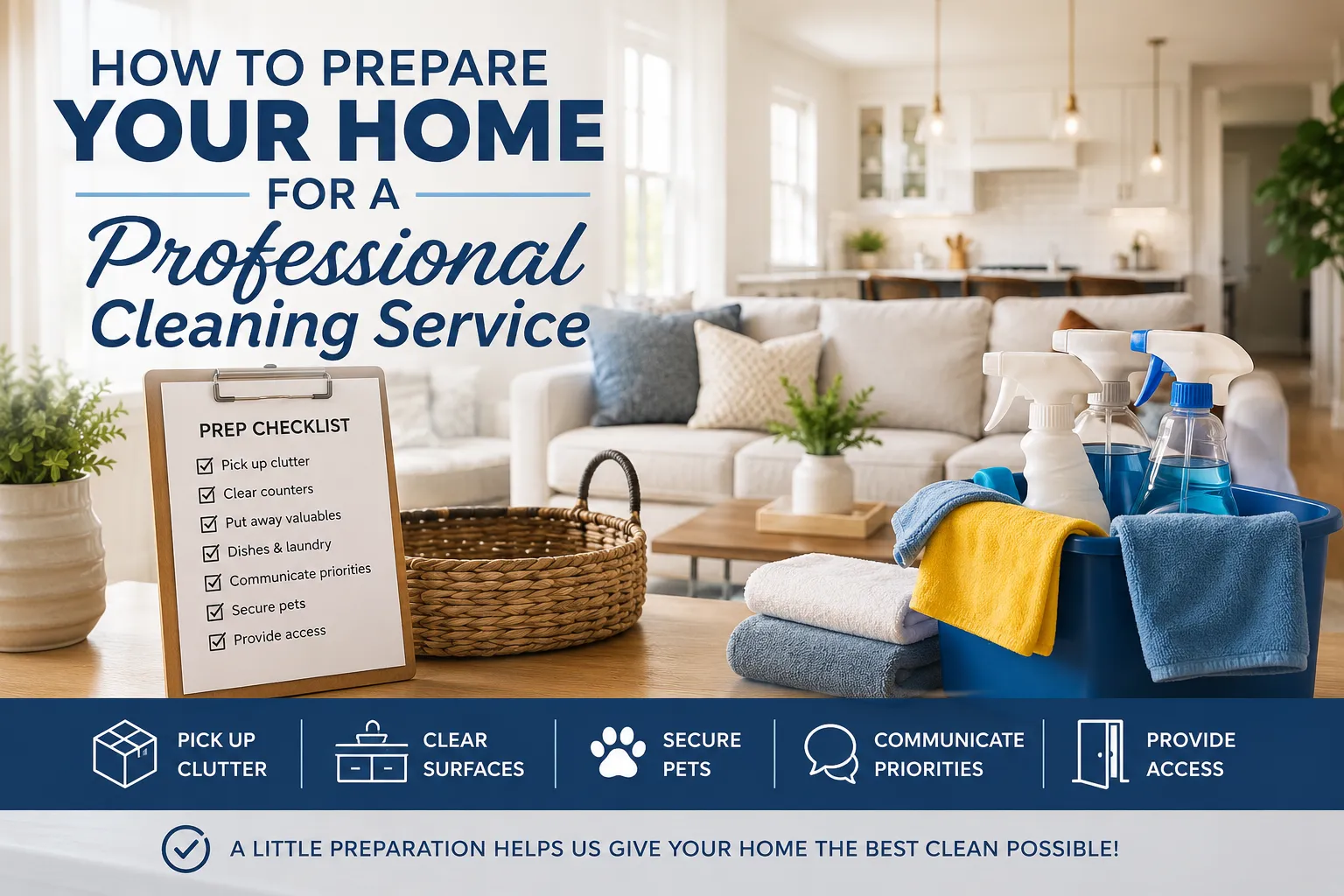 How to Prepare Your Home for a Professional Cleaning Service image